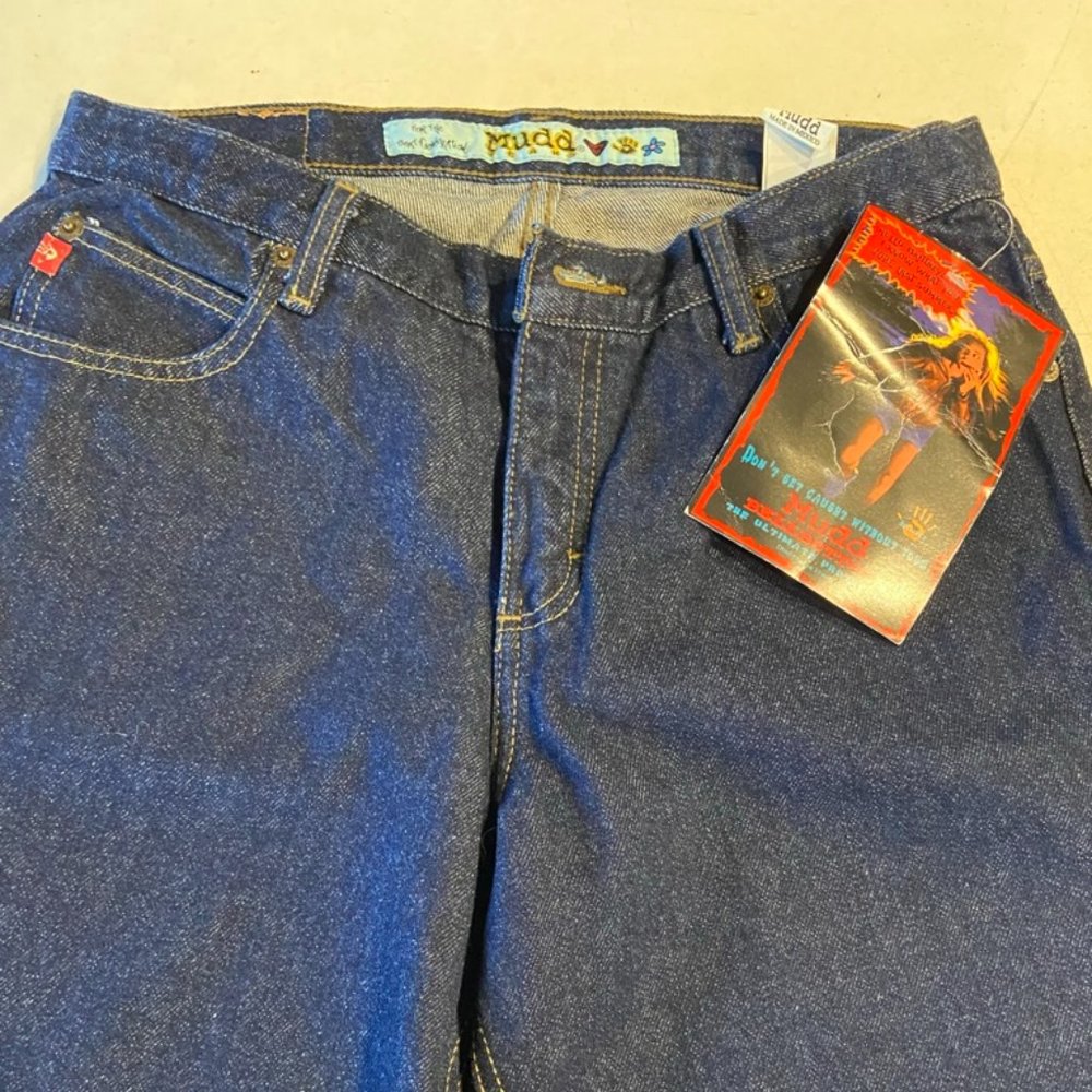 Mudd Women's Blue Flare Jeans - Picture 2 of 14